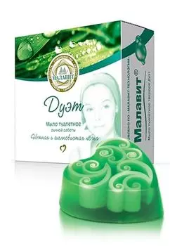 Мыло туалетное «Дуэт» 70 г., Малавит