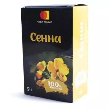 Сенна, лист,фиточай травяной, 50г, Фарм-Продукт