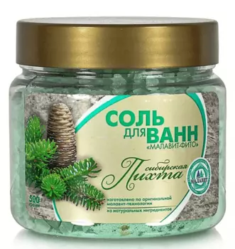Соль для ванн «Пихта» 500 г., Малавит