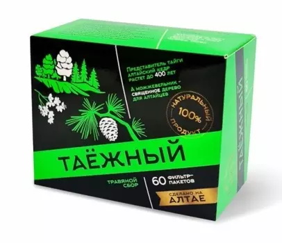 Травяной сбор "Таежный" ( 60 фильтр-пакетов), Фарм-Продукт