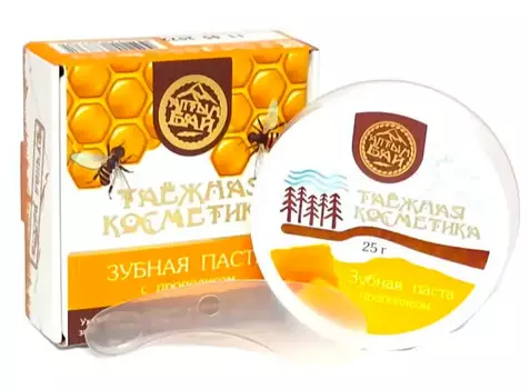Зубная паста "С прополисом", 25 гр, Алтын Бай