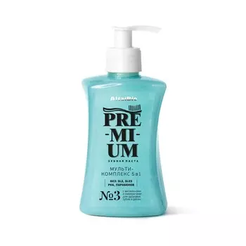 Алтайбио Premium Зубная паста мультикомплекс 5 в 1 с витаминами и минералами, 300 г Две линии