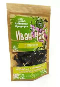 Иван-чай ферментированный с лимоном, 50г., Алтайские Традиции