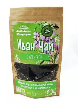 Иван-чай ферментированный с мелиссой, 50г., Алтайские Традиции
