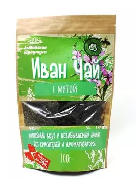 Иван-чай ферментированный с мятой, 100г., Алтайские Традиции