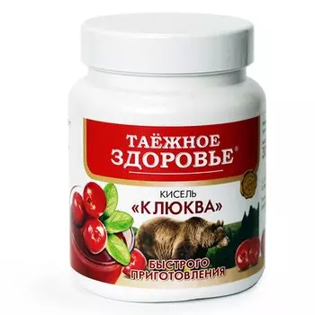 Кисель клюква,банка 300г, Вистерра