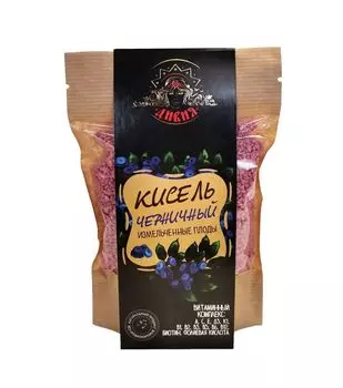 Кисель сухой витаминизированный ЧЕРНИКА., Малавит