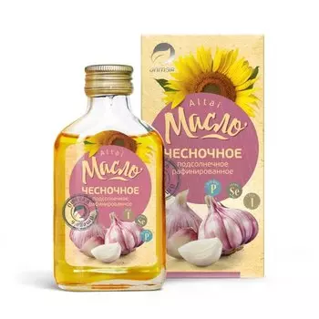 Масло подсолнечное «Чесночное», 100 мл, Алтэя