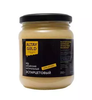 Мёд классический Эспарцетовый, 350 г, Altay GOLD