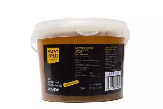 Мёд классический Лесной, 1 кг, Altay GOLD