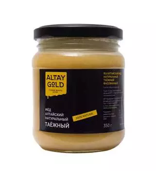 Мёд классический Таежный, 350 г, Altay GOLD