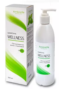 Шампунь Wellness "При выпадении волос" с крапивой., 300мл, Амбрелла