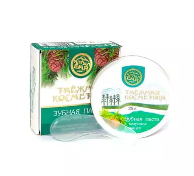 Зубная паста "С кедровой живицей", 25 гр, Алтын Бай