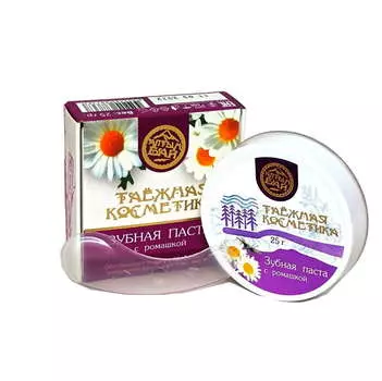 Зубная паста "С ромашкой", 25 гр, Алтын Бай