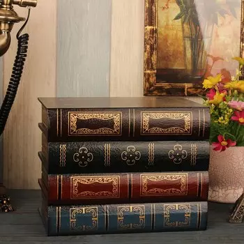 Муляжи книг для интерьера в европейском ретро стиле