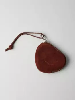 Аксессуар из натуральной кожи AFINA Монетница Сердце замша