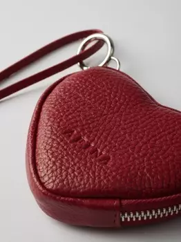 Аксессуар из натуральной кожи AFINA Монетница Сердце