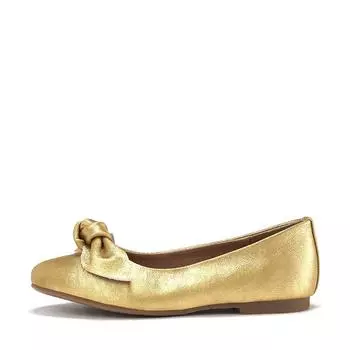 Балетки Poppy Leather Gold