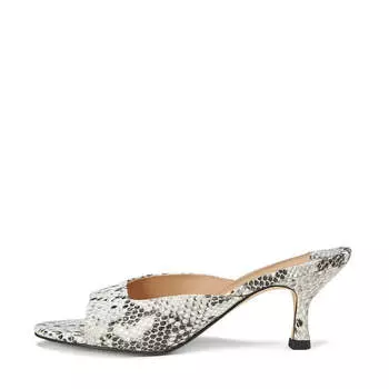 Мюли Felicity Snake White/Black