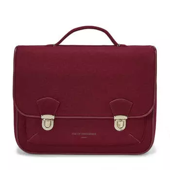 Портфель Boston Wool Burgundy