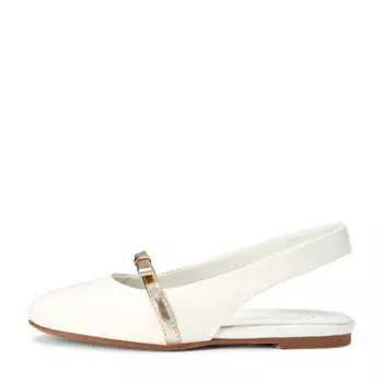 Сандалии Carlota White/Gold