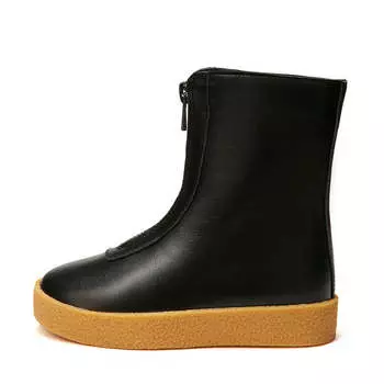 Сапожки Leah Leather High Black