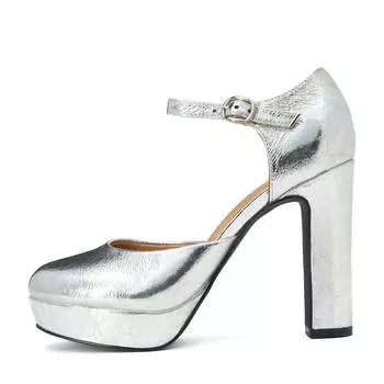 Туфли Edith Leather Silver