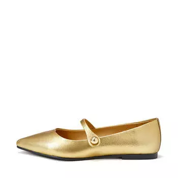 Туфли Thea Leather Gold