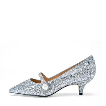 Туфли Yvonne Glitter Silver