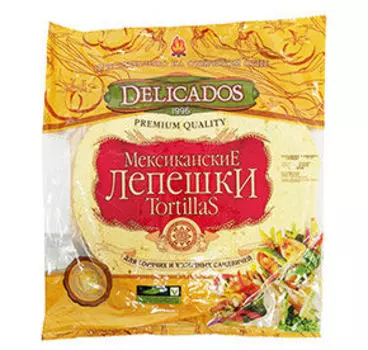 Лаваши, лепешки, тарталетки Delicados