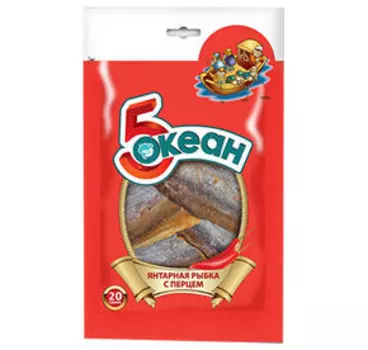 Мясные и рыбные снеки 5 океан