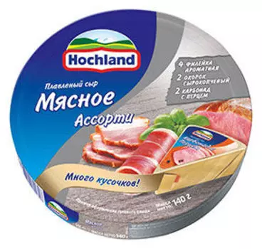 Плавленые и копченые Hochland