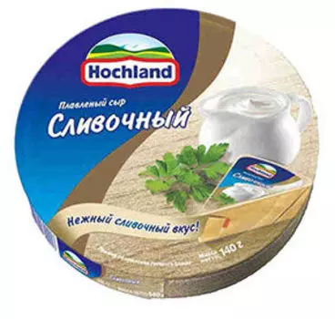 Плавленые и копченые Hochland