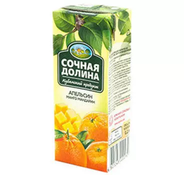 Соки и нектары Сочная долина