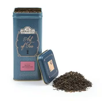 Чай "Ahmad Tea", Чай Королевский Английский Полдник, в специальной металлической банке, 100г Штука