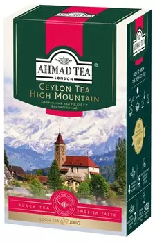 Чай "Ahmad Tea" F.B.O.P.F. Цейлонский высокогорный, чёрный, листовой, 100г Упаковка - 12 шт.