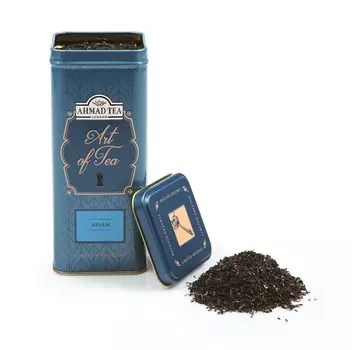 Чай "Ahmad Tea", Элитный Чай Ассам, в специальной металлической банке, 100г Упаковка - 12 шт.