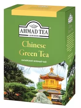 Чай "Ahmad Tea" «Китайский», зелёный, листовой, 200г Штука
