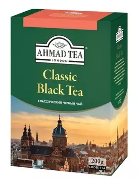 Чай "Ahmad Tea" «Классический», чёрный, листовой, 200г Упаковка - 12 шт.