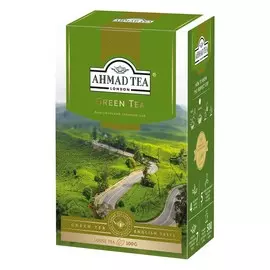 Чай "Ahmad Tea" Зелёный Чай, листовой, 100г Штука