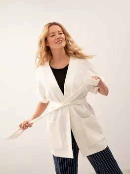 Кардиган женский с поясом