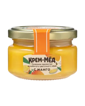 Мёд кремовый с манго "Качество доброго мёда", 120гр Штука
