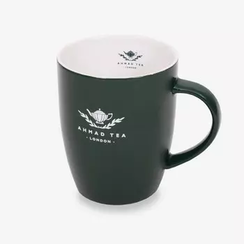 Зелёная кружка с логотипом "Ahmad Tea"