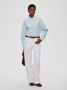 Джинсы женские свободного кроя, цвет - белый