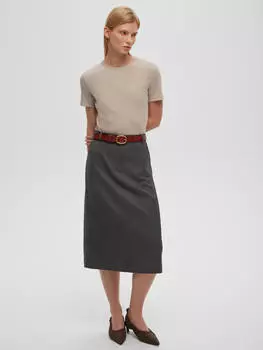 Футболка 0215 S, серо-бежевый