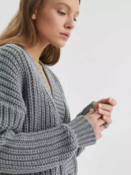 Кардиган Funky, серый