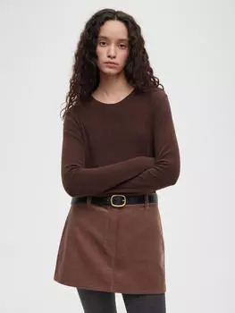Лонгслив 0148 S, коричневый