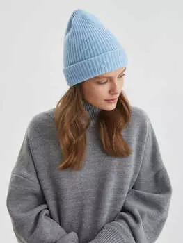 Шапка-бини, голубой