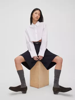 Шорты - бермуды L, тёмно-синий