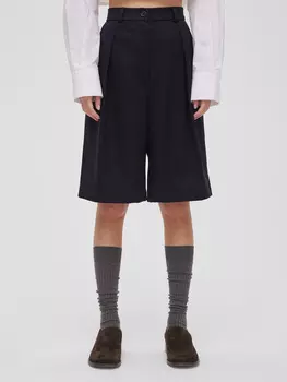 Шорты - бермуды XS, тёмно-синий